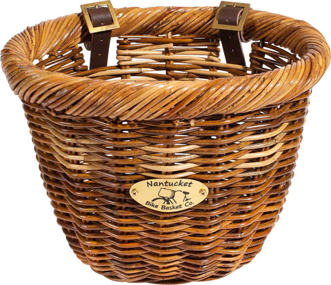 Nantucket Cisco Front Basket Oval Shape Honey