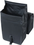 Basil, Urban Dry Double Bag, Double bag, Solid Black