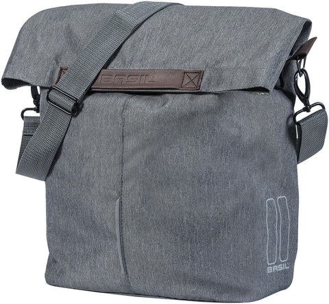 Basil City Shopper Pannier - 14-16L Gray