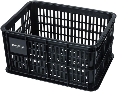 Basil Crate Basket - Small 25L Plastic Black