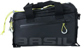 Basil, Miles, Trunk Bag, 7L, Black/Lime