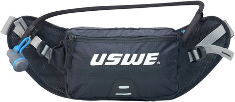 USWE Zulo 2 Lumbar Hydration Pack - Winter Edition Insulated Tube Black