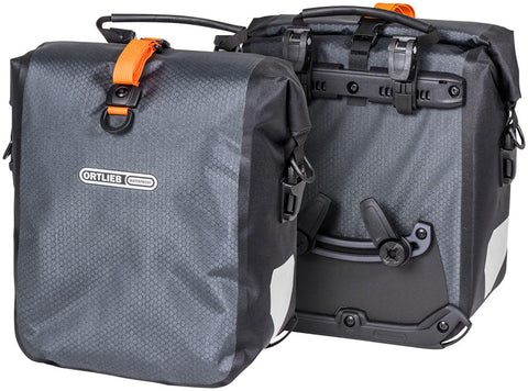 Ortlieb Gravel Pack Pannier Set 25 Liter GRAY/Black