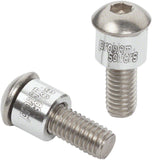 Problem Solvers SpaceOuts 6mm H2O Bottle Cage Spacer Kit Silver