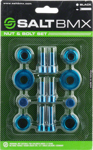 Salt Nut and Bolt V2 Hardware Pack Blue