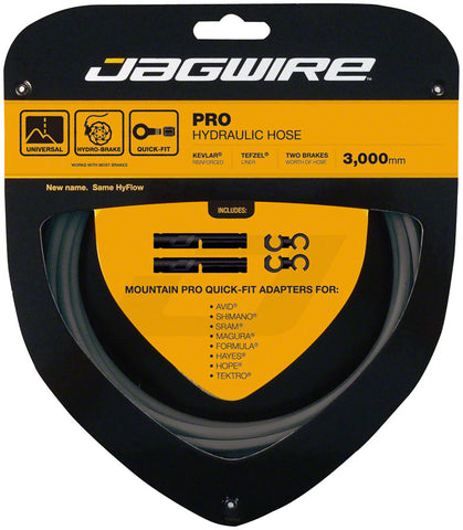 Jagwire Pro Hydraulic Disc Brake Hose Kit 3000mm Ice GRAY
