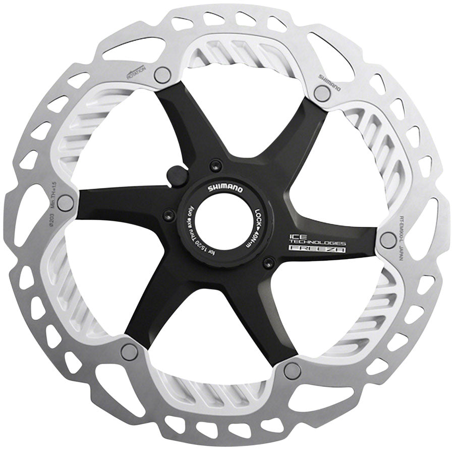 Step Rotor Quartz Shimano STEPS RTEM900L Disc Brake Rotor with Integrated Speed Sensor ...