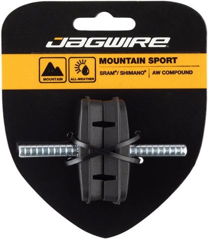 Jagwire Mountain Sport Brake Pads SMooth Post 53mm Pad Black