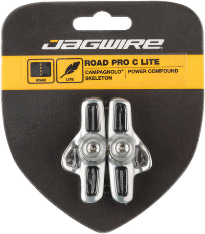 Jagwire Road Pro C Brake Pads Campagnolo Skeleton Silver