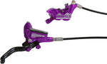 Hope Tech 3 V4 Disc Brake and Lever Rear Hydraulic Post Mount Purple