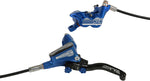 Hope Tech 3 V4 Disc Brake and Lever Front Hydraulic Post Mount Blue