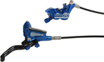 Hope Tech 3 V4 Disc Brake and Lever Rear Hydraulic Post Mount Blue