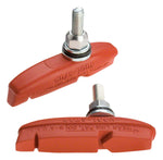 KoolStop Eagle Claw II Brake Pad Threaded Post Salmon Compound