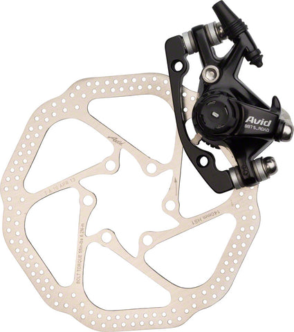 Avid, BB7 Road S 140 HS1 Frt or Rear Black Anod - Incl. IS Bracket, Stainless CPS & Rotor Bolts