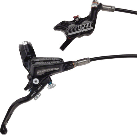 Hope Tech 3 E4 Disc Brake and Lever Rear Hydraulic Post Mount Black