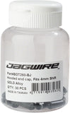 Jagwire Hooded End Cap 4mm Shift Bottle of 30 Black