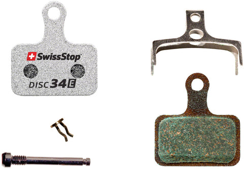 SwissStop E Compound Disc Brake Pad Set Disc 34 Shimano Road L Shape