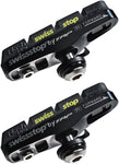 SwissStop Full FlashPro Pair of SRAM/Shimano Rim Brake Shoes and Pads Black