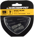 Jagwire Sport 4mm Mini Inline Cable Tension Adjusters Pair Titanium