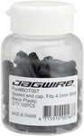 Jagwire 4mm Sealed Nylon End Caps Bottle of 100 Black