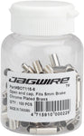 Jagwire 5mm to 4mm Step Down Open End Caps Bottle of 100 Chrome Plated