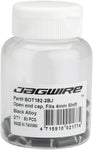 Jagwire 4.5mm Sealed Alloy End Caps Bottle of 50 Black