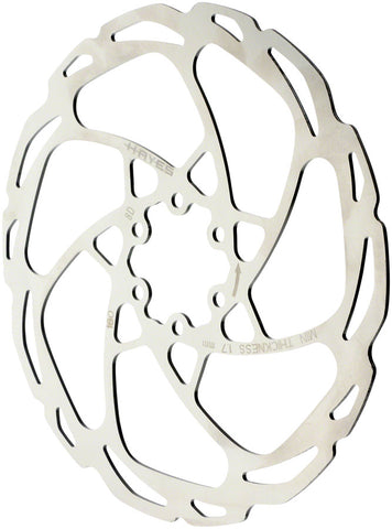 Hayes DSeries Disc Brake Rotor 180mm 6Bolt Silver