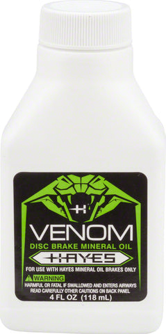 Hayes Venom Mineral Oil Brake Fluid 4oz