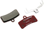 Tektro Q10RS Disc Brake Pad Resin For Use With 4Piston Calipers Red