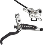 TRP GSpec DH Disc Brake and Lever Rear Hydraulic Post Mount Polished Silver