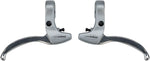 Tektro CL332RS 3Finger Alloy Linear Pull Brake Lever Set Silver