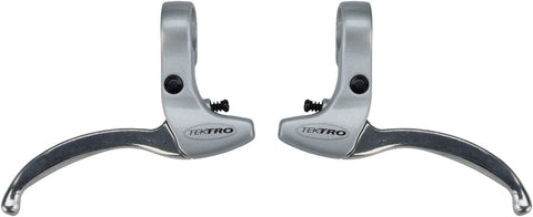 Tektro CL332RS 3Finger Alloy Linear Pull Brake Lever Set Silver