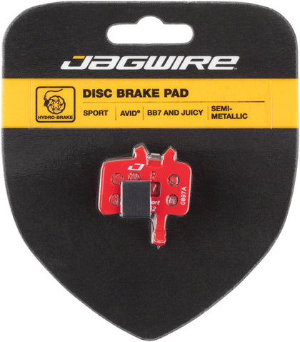 Jagwire Mountain Sport SemiMetallic Disc Brake Pads for Avid BB7 All Juicy