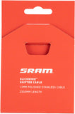 SRAM SlickWire Shift Cable 1.1mm 2300mm Length Silver