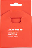SRAM Stainless Steel Brake Cable MTB 2000mm Length Silver