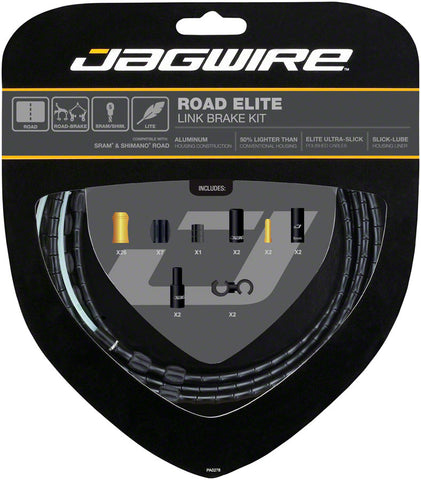 Jagwire Road Elite Link Brake Cable Kit SRAM/Shimano with UltraSlick Uncoated