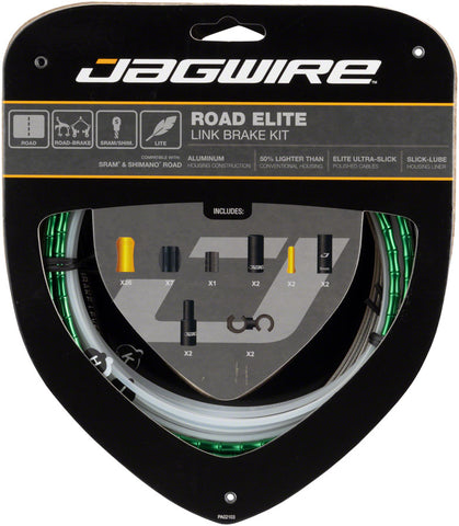 Jagwire Road Elite Link Brake Cable Kit SRAM/Shimano with Ultra-Slick Uncoated