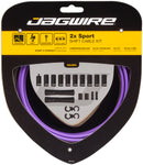 Jagwire 2x Sport Shift Cable Kit SRAM/Shimano Purple