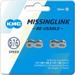 KMC Missing Link I 7.3mm for 67 and 8Speed Chains Card/2