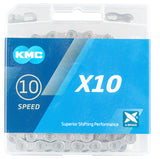 KMC X10 Chain 10Speed 116 Links GRAY