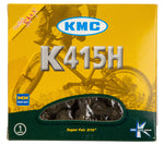 KMC 415H Chain Single Speed 1/2 x 3/16 98 Links Black