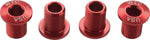 Wolf Tooth Set of Chainring Bolts for 104 x 30T rings (10 mm long) 4Pieces Red