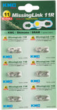 Chain Con Link Kmc M/L 11S Shi/Sram/Kmc Cd Of 6 Reusable