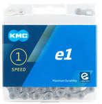 KMC e1 Chain Single Speed 3/32 110 Links Silver