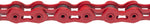 KMC, K1SL Wide, Chain, Speed: 1, 1/8'', Links: 100, Red