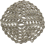 YBN Nickel Plated Chain 11Speed 116 Links Silver