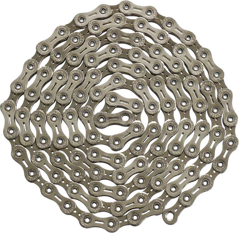 YBN Nickel Plated Chain 11Speed 116 Links Silver