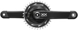 CRANKSET SRAM XXSL EAGLE POWERMETER SPIDER 170x34 Q168 CL55 DUB NoBB BK T-TYPE
