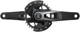 CRANKSET SRAM X0 EAGLE POWERMETER SPINDLE 165x32 Q174 CL55 DUB 2-GUARDS NoBB BK T-TYPE