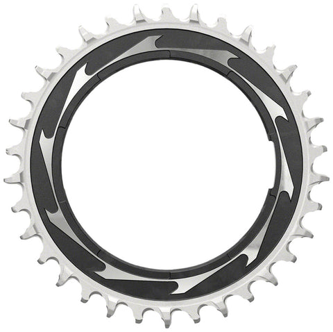 CHAINRING SRAM 34T POWERMETER THREADED EAGLE 0mm BK/SL XXSL D1 T-TYPE
